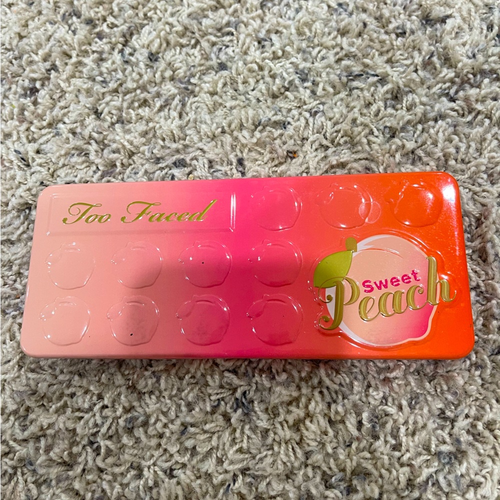 too faced peach palette